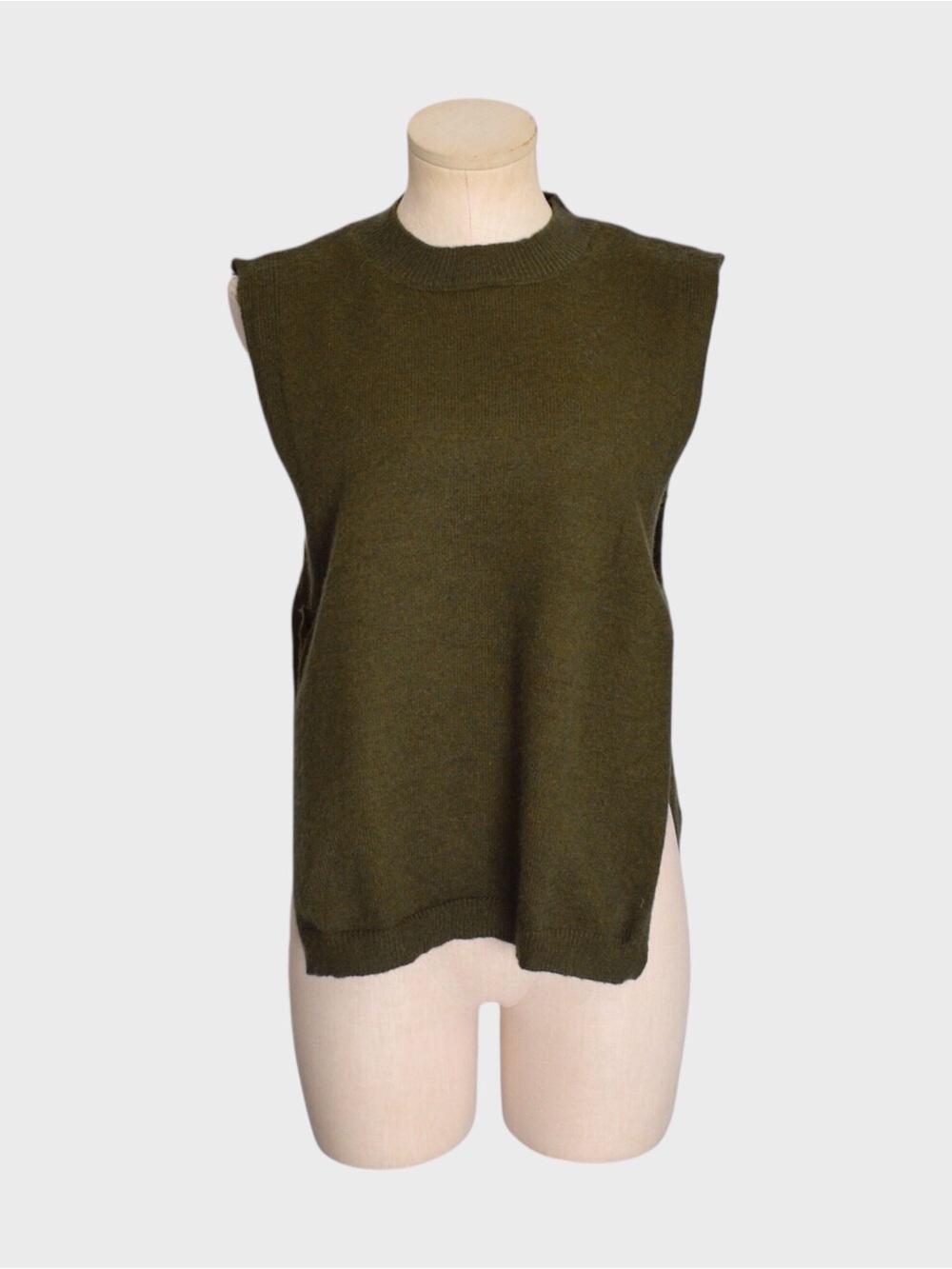 Alicedudu Side Button Sweater Vest
